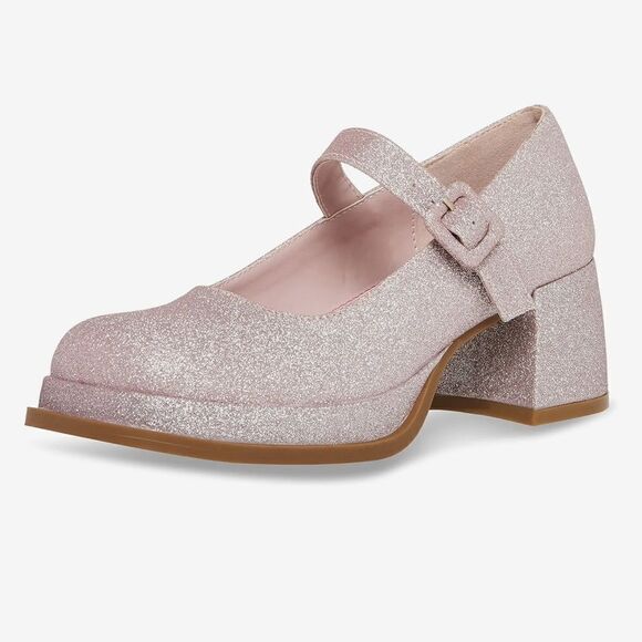 Steve Madden Girls Drama Sparkle Mary Janes New! - Picture 1 of 12